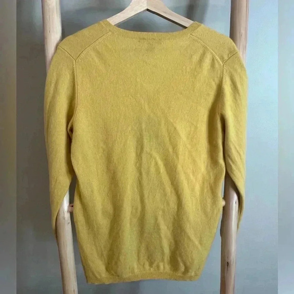 Charter Club 2 Ply Preppy Cashmere Argyle Sweater Size LG V-neck - Picture 2 of 8
